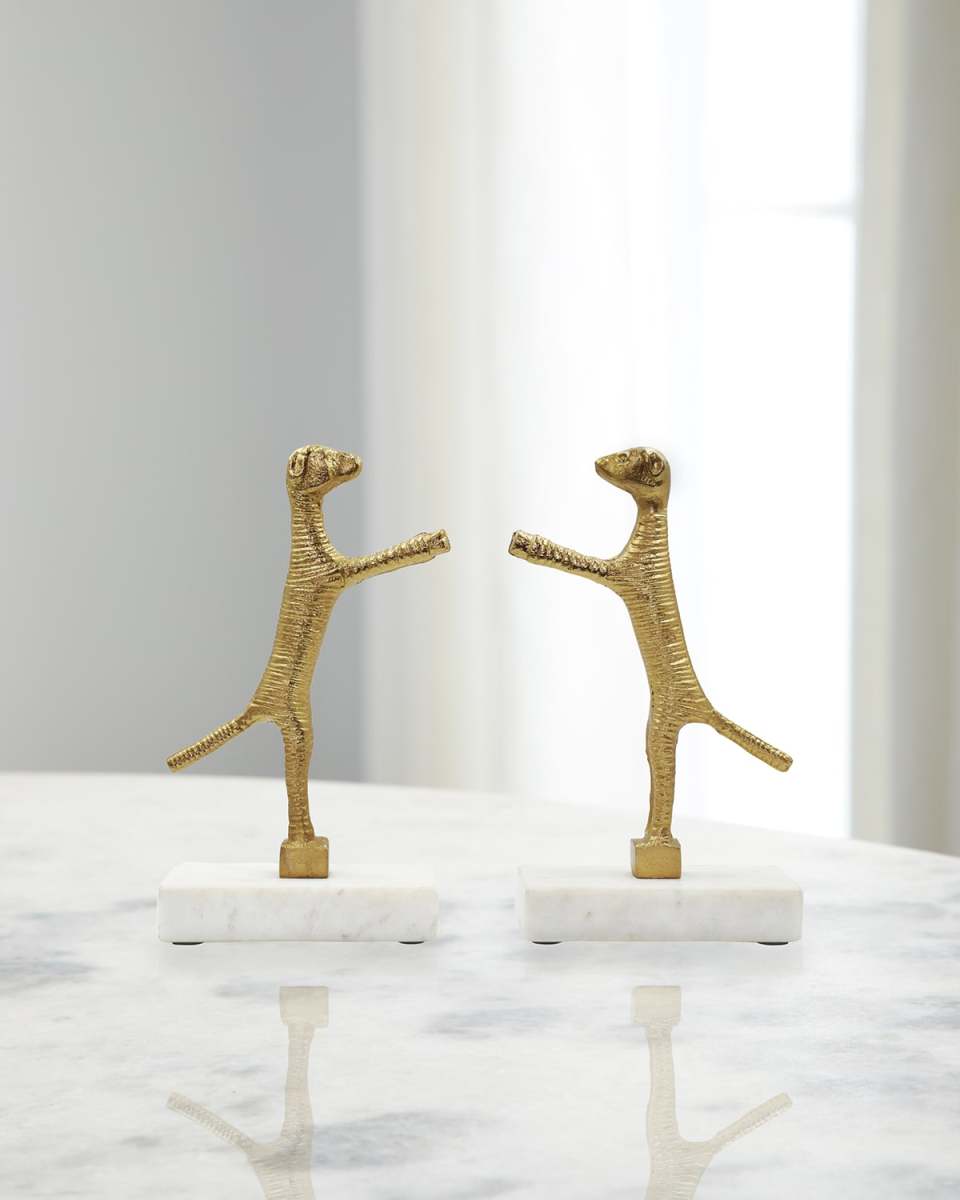 Pair of Dog Bookends